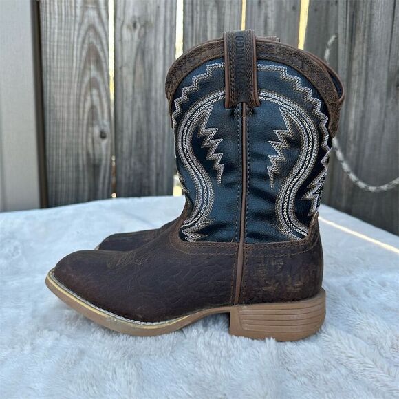 Durango Lil' Rebel Pro Kids' Western Boots Size 3M Square Toe - Picture 5 of 10